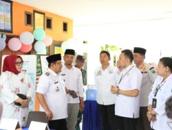 Pj Bupati Bantaeng didampingi Pj Ketua TP PKK Melaunching Posyandu Era Baru di Posyandu Melati, Desa Bonto Jai