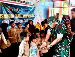 Dukung Kegiatan Hasanuddin Peduli Anak Sekolah, Kodim 1410 Bantaeng Laksanakan Uji Coba Makan Bergizi Gratis