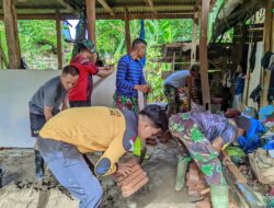 Satgas TMMD Ke 124 Kodim 1410/Bantaeng Bersinergi Dengan Pemda dan Stakeholder Dalam Pembangunan RTLH