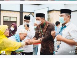 Bupati Bantaeng Jemput Rombongan Jemaah Haji Asal Kabupaten Bantaeng