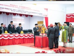 Disaksikan Forkopimda, Dua Anggota DPRD Bantaeng Resmi Dilantik dan Diambil Sumpahnya