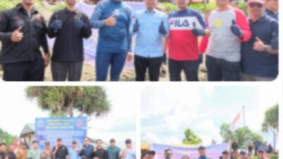 Peduli Akan Kelestarian Habitat Laut, Bupati Bantaeng Turut Serta Turunkan Spider Terumbu Karang