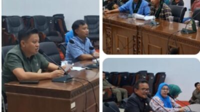 Ketua DPRD Bantaeng Terima Massa Aksi HMI di Ruang Sidang DPRD